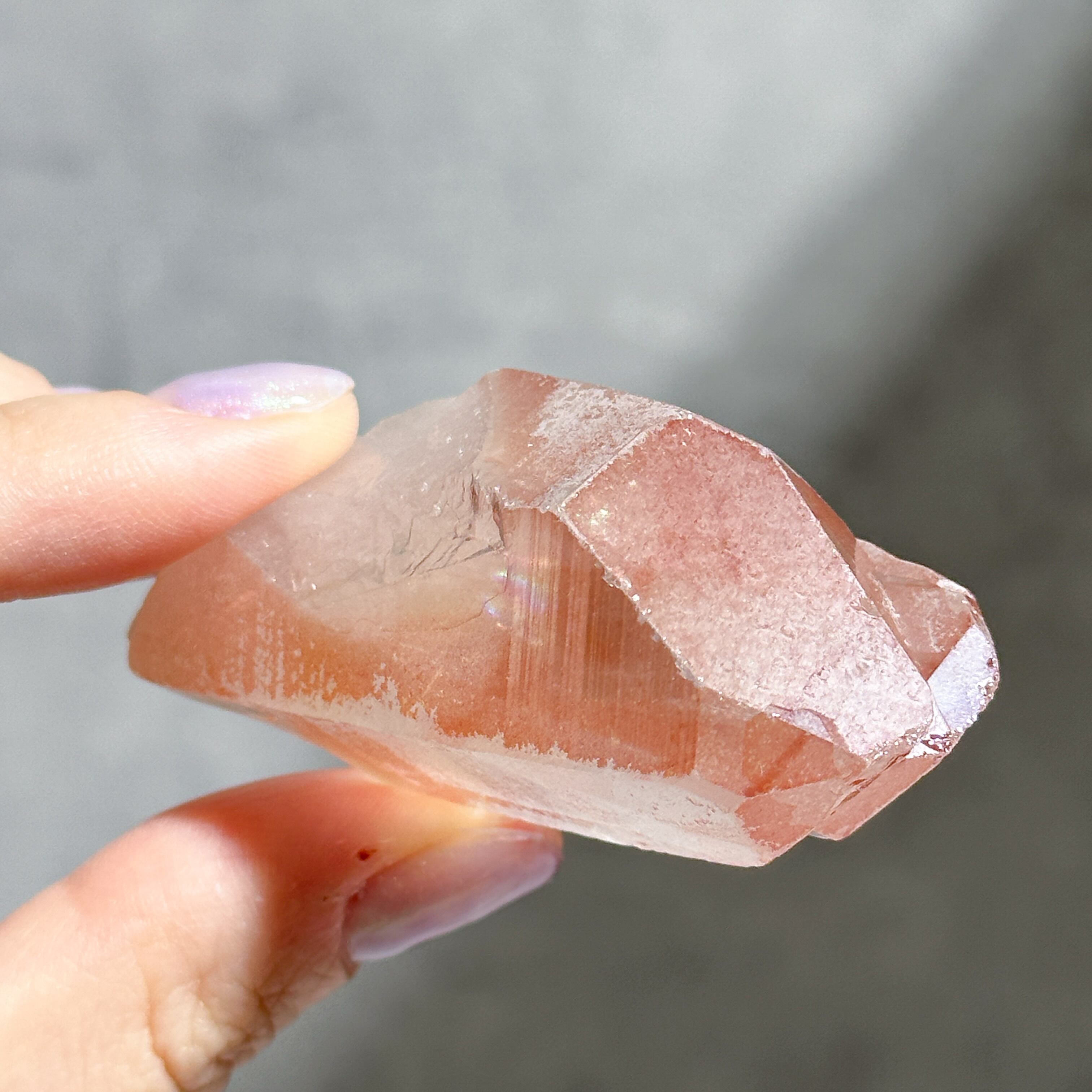ミナスジェライス産ピンクレムリアン 原石24◇ Pink Lemurian ◇天然石