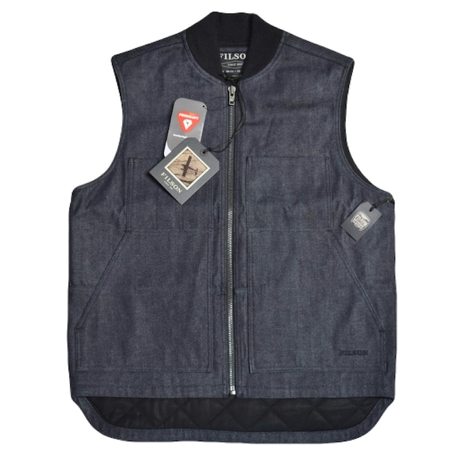 新品 FILSON DENIM INSULATED WORK VEST -Large 02431