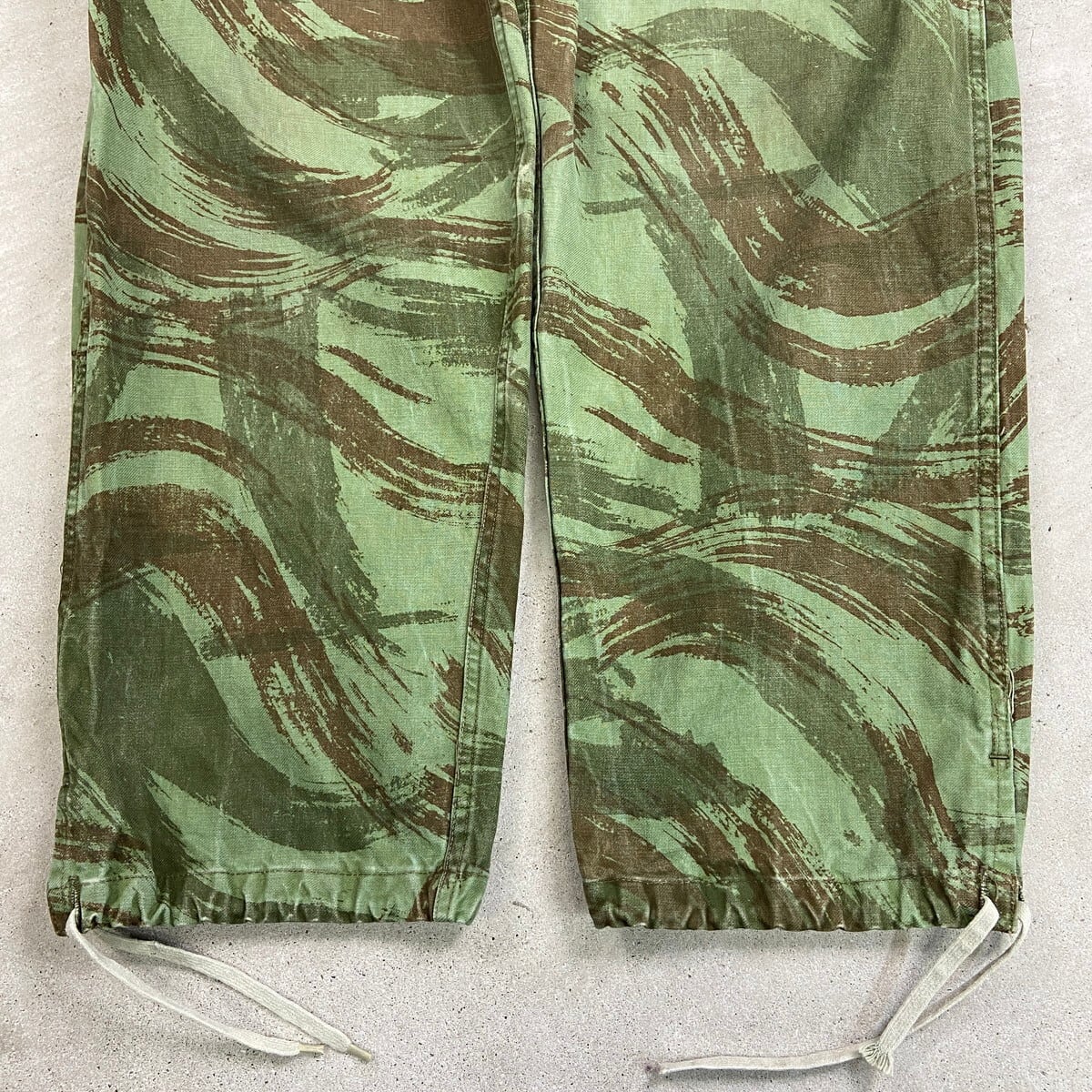 60年代 ポルトガル軍 リザードカモ パラトルーパーパンツ メンズW32