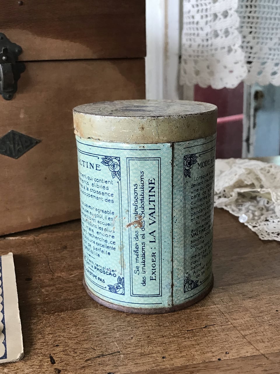 TIN缶 VALTINE | Brocante de La Cocotte （フランスアンティーク
