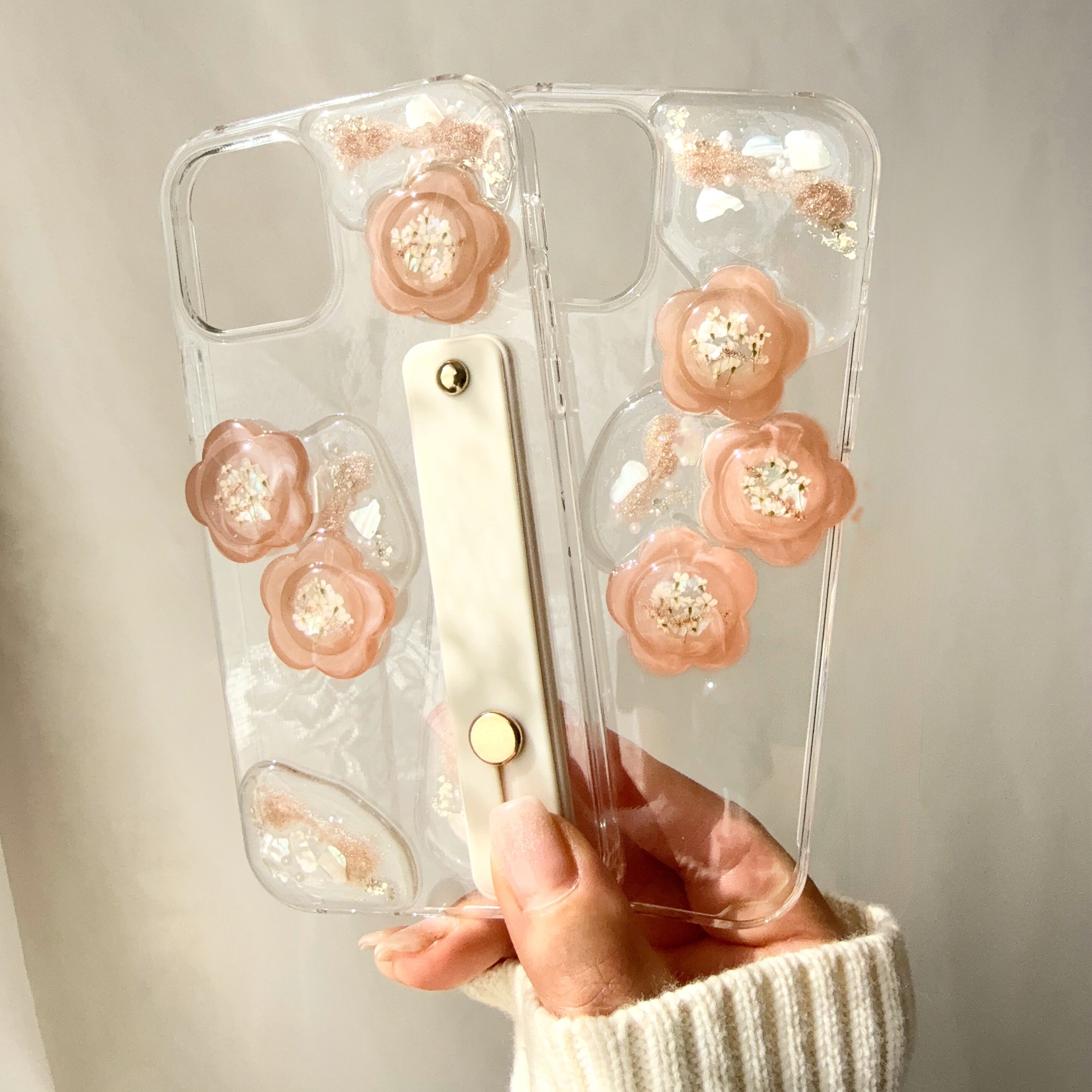 【 Peach  syrup 】全機種お作り可能 / iPhoneケース  iPhone11  iPhone13pro  iPhone12pro  iPhone15  ショルダーケース