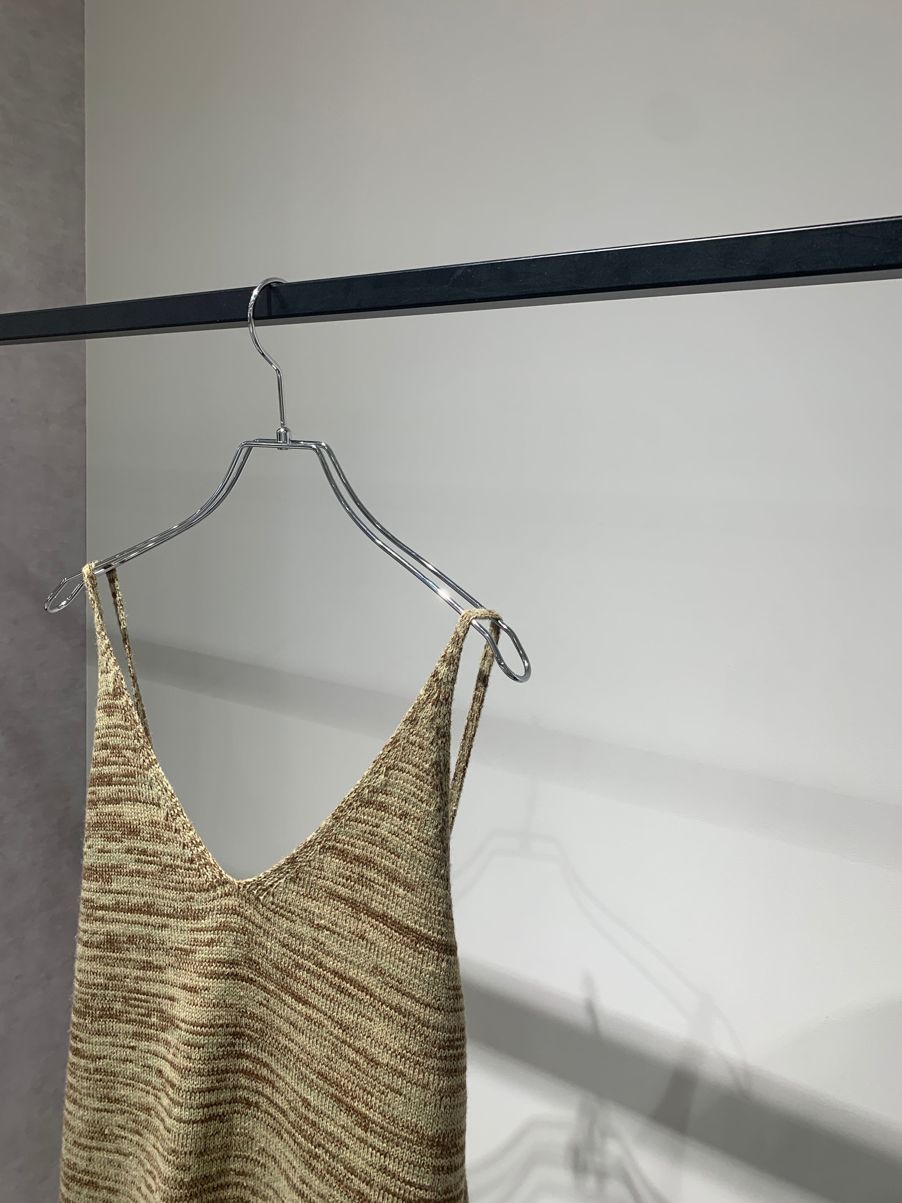 knit camisole one-piece