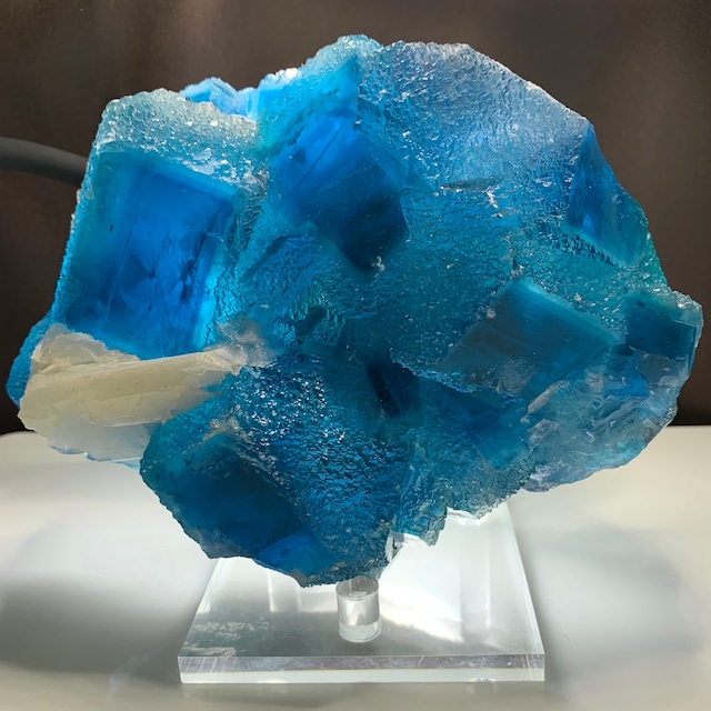 オーナー秘蔵プレミアム！真のディープブルーフローライト原石クラスター