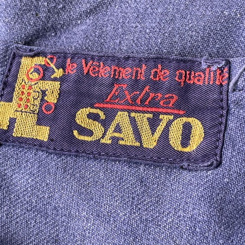 40-50s SAVO メタルボタン コットンツイル フレンチワークジャケット 詳細写真3