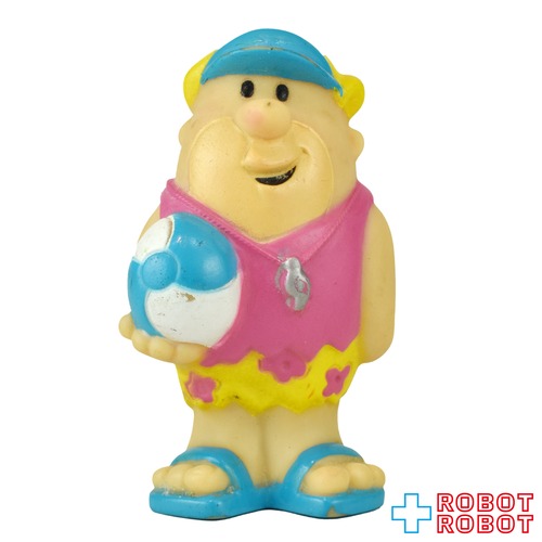 ハンナバーベラ フリントストーン バーニー ライフガード ソフビフィギュア 1990