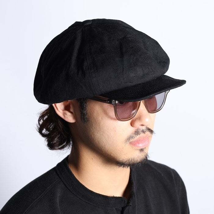 キャスケット 帽子 デニム ブルー ブラック オフホワイト WESTRIDE