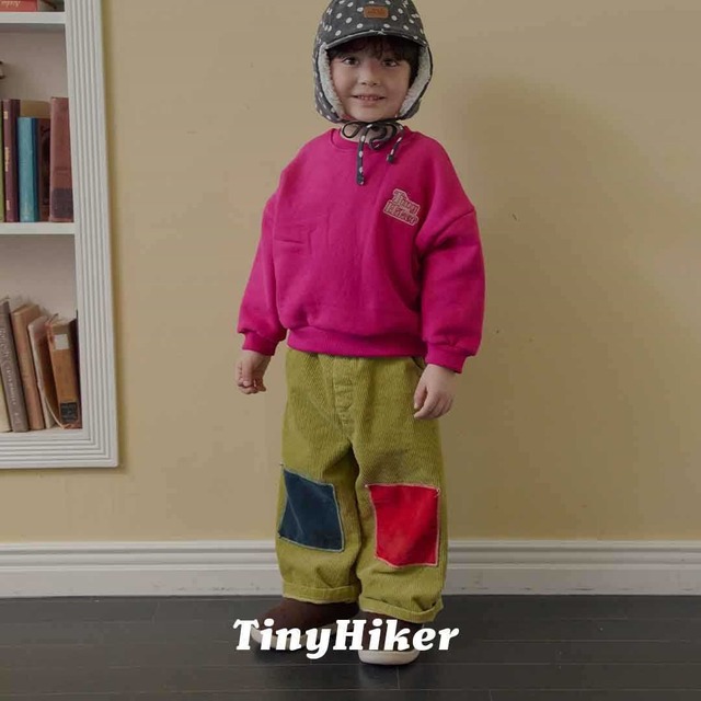 取寄：TinyHiker　パッチコーデュロイパンツ　※送料無料