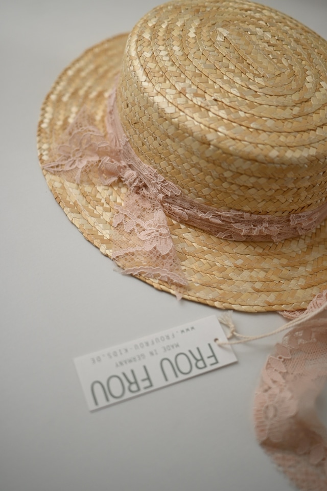 FROU FROU-THE CHARLOTTE HAT/OLD ROSE
