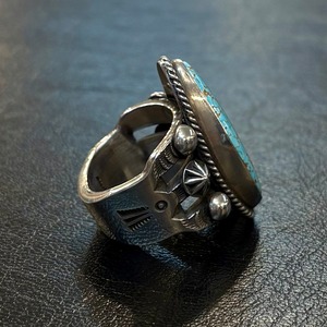 ハーマンスミス(HermanSmith)ナンバーエイトターコイズリング 21号