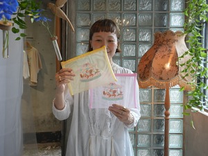 Niki.du.poulain × Ma cocotte Mesh Pouch「Carousel」＆「Curtain」