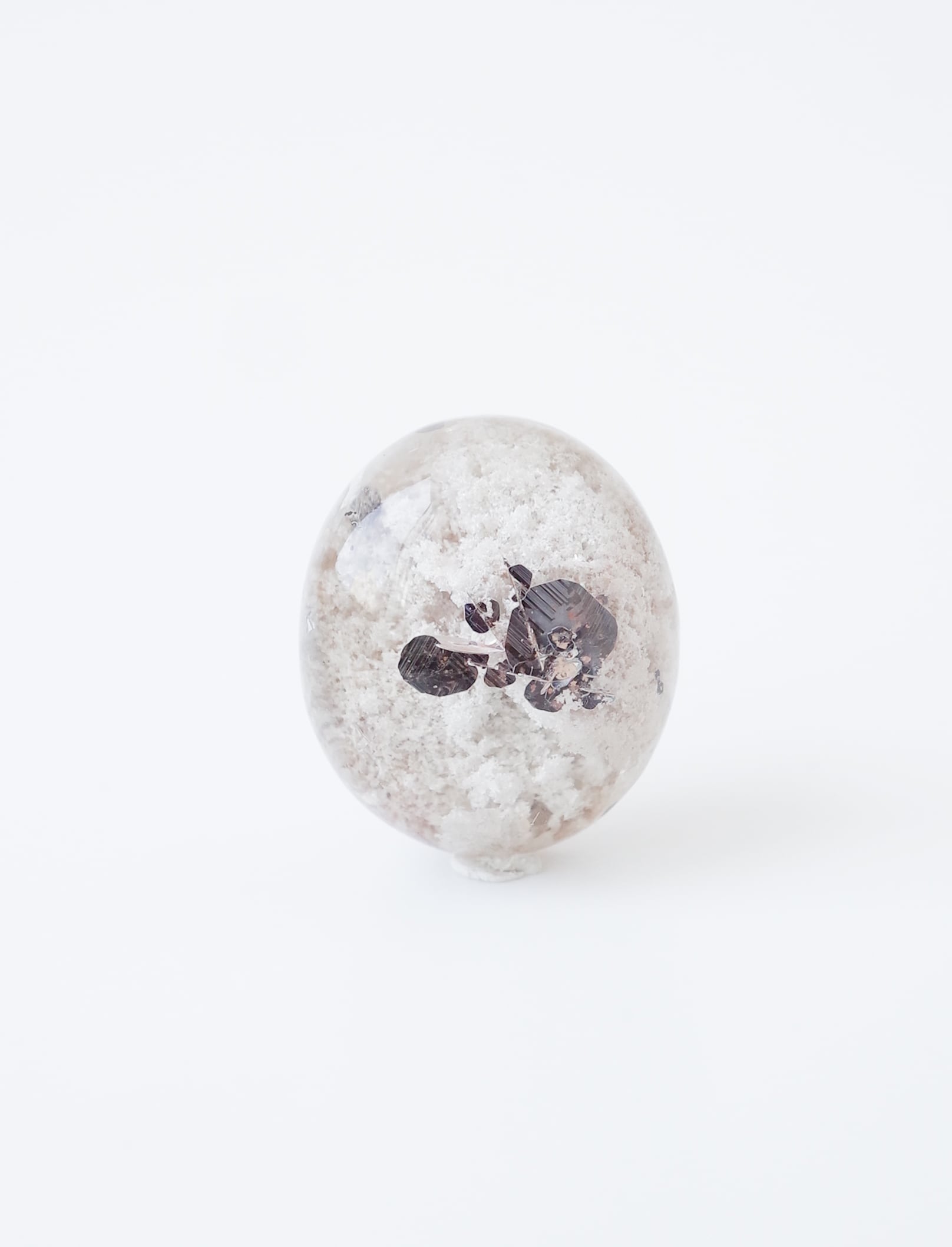 イルメナイトインホワイトガーデンクォーツ - a05