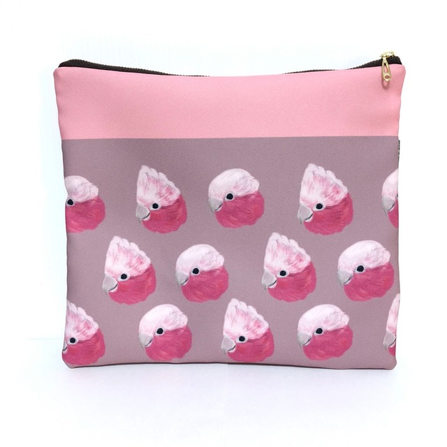 モモイロインコ ポーチ L