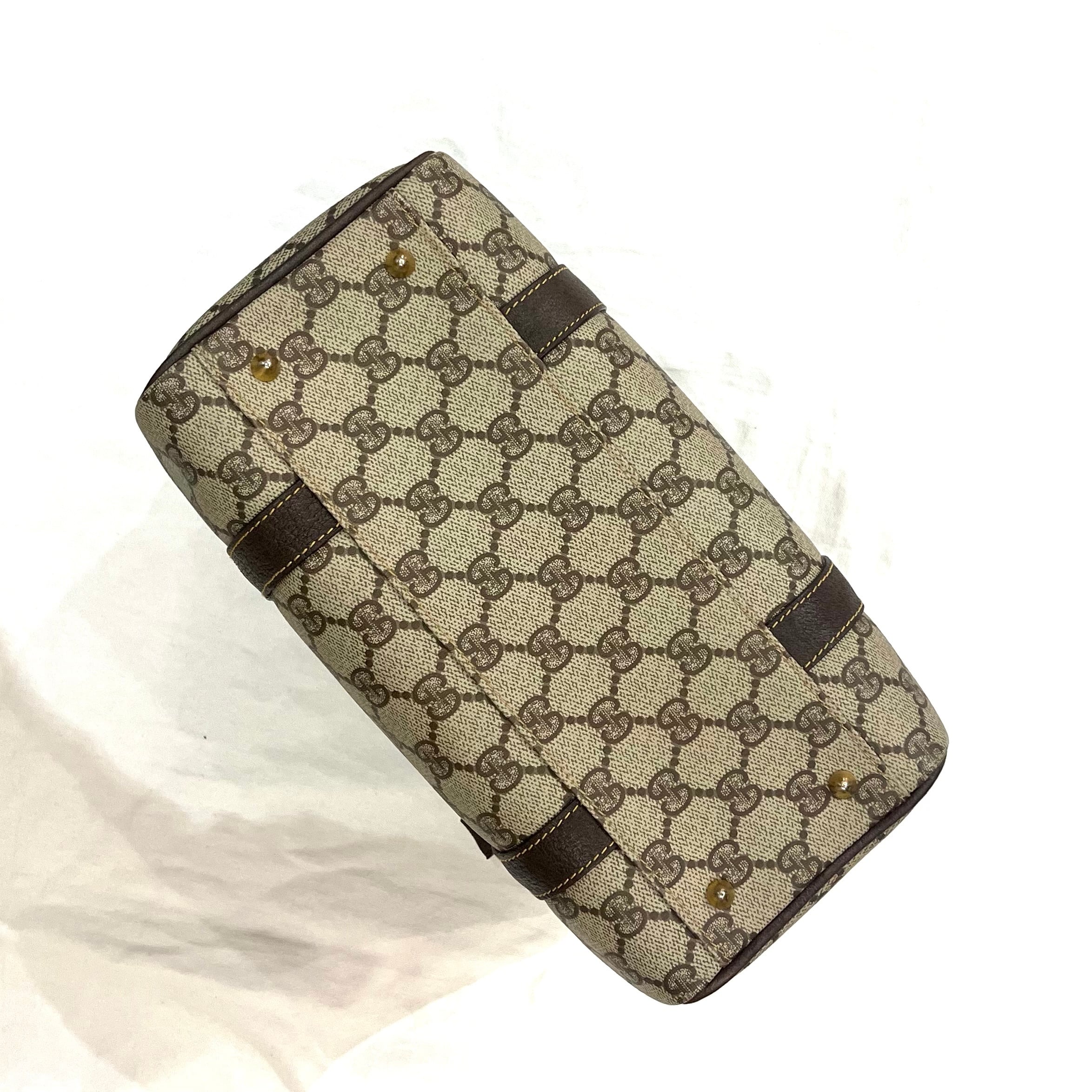 GUCCI】2045 GGスプリーム GG スクエアボストン ハンドバッグ