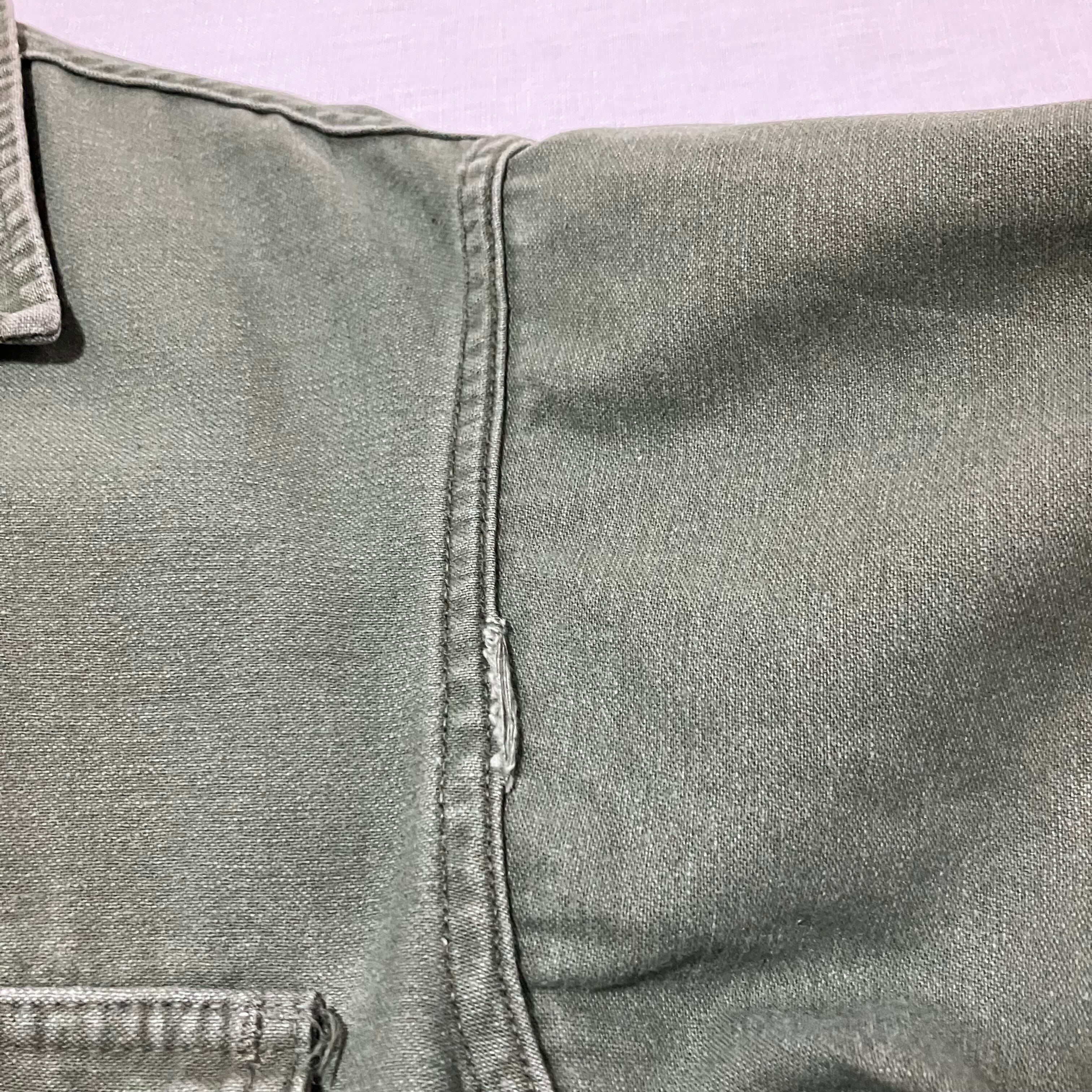 90s 米軍 U.S.ARMY コットンサテン カバーオール オールインワン 90s 米軍 U.S.ARMY コットンサテン カバーオール オールインワン