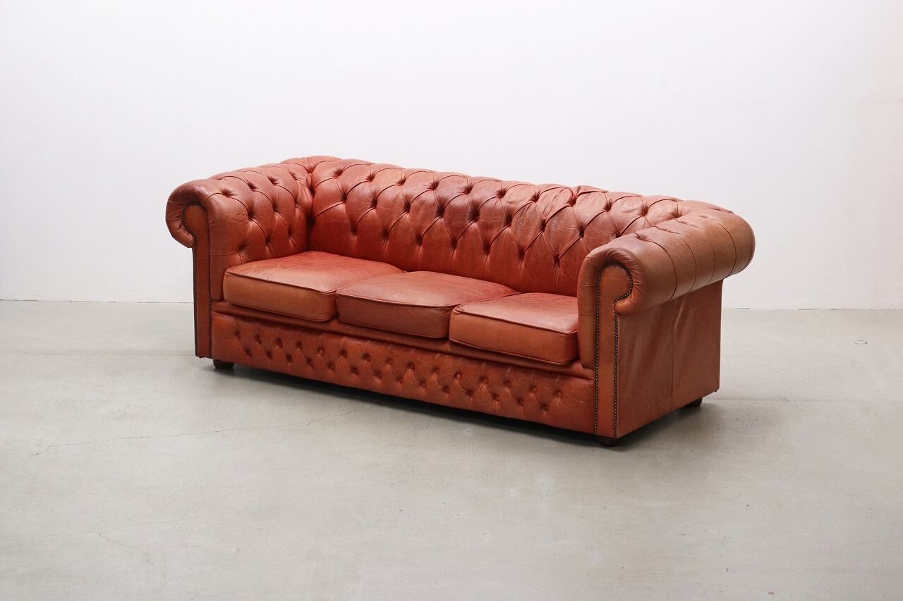 yoshiseki チェスターフィールド 英国風ヴィンテージソファ