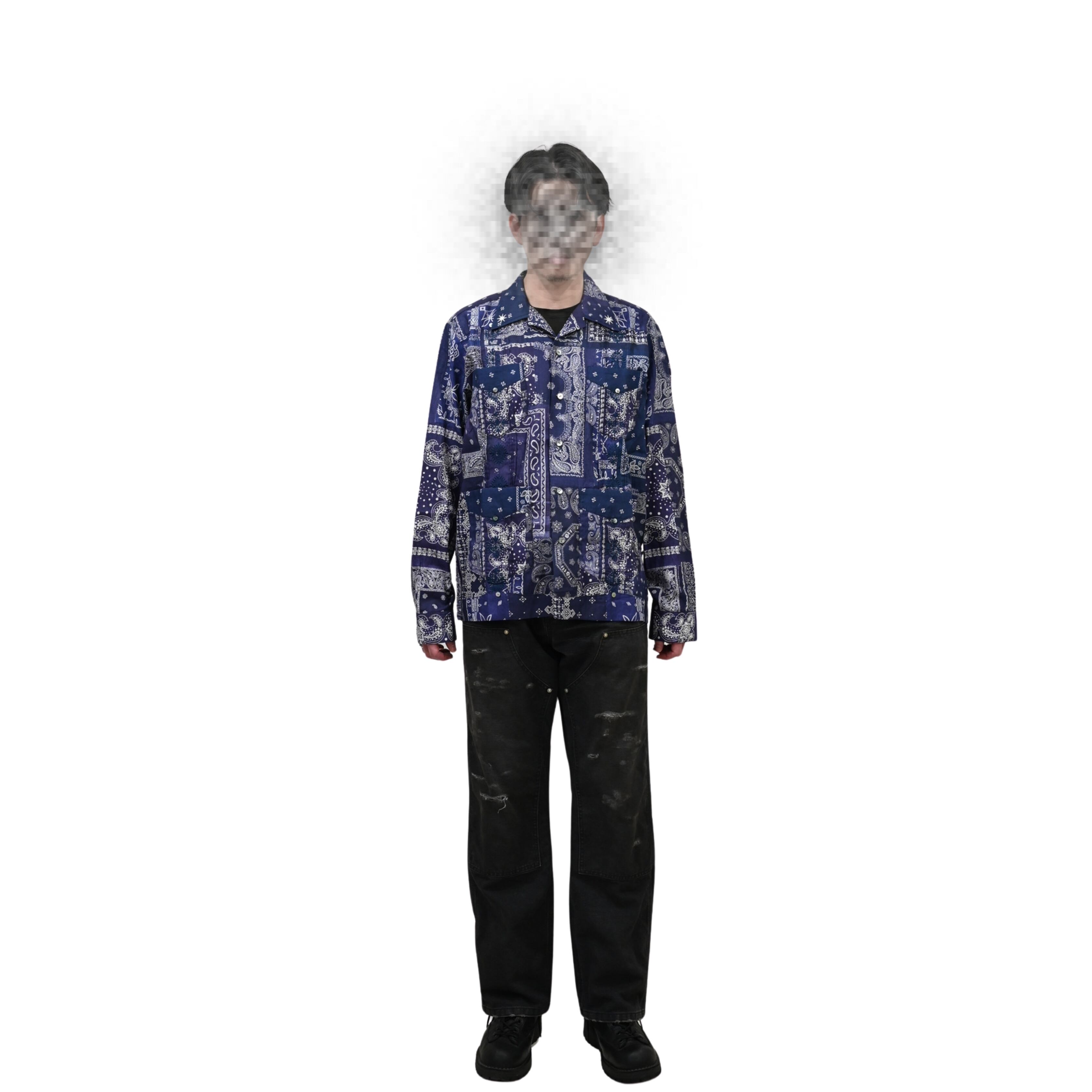 MIYAGI HIDETAKA×GDC】Cuban Shirt / NAVY | MIYAGIHIDETAKA