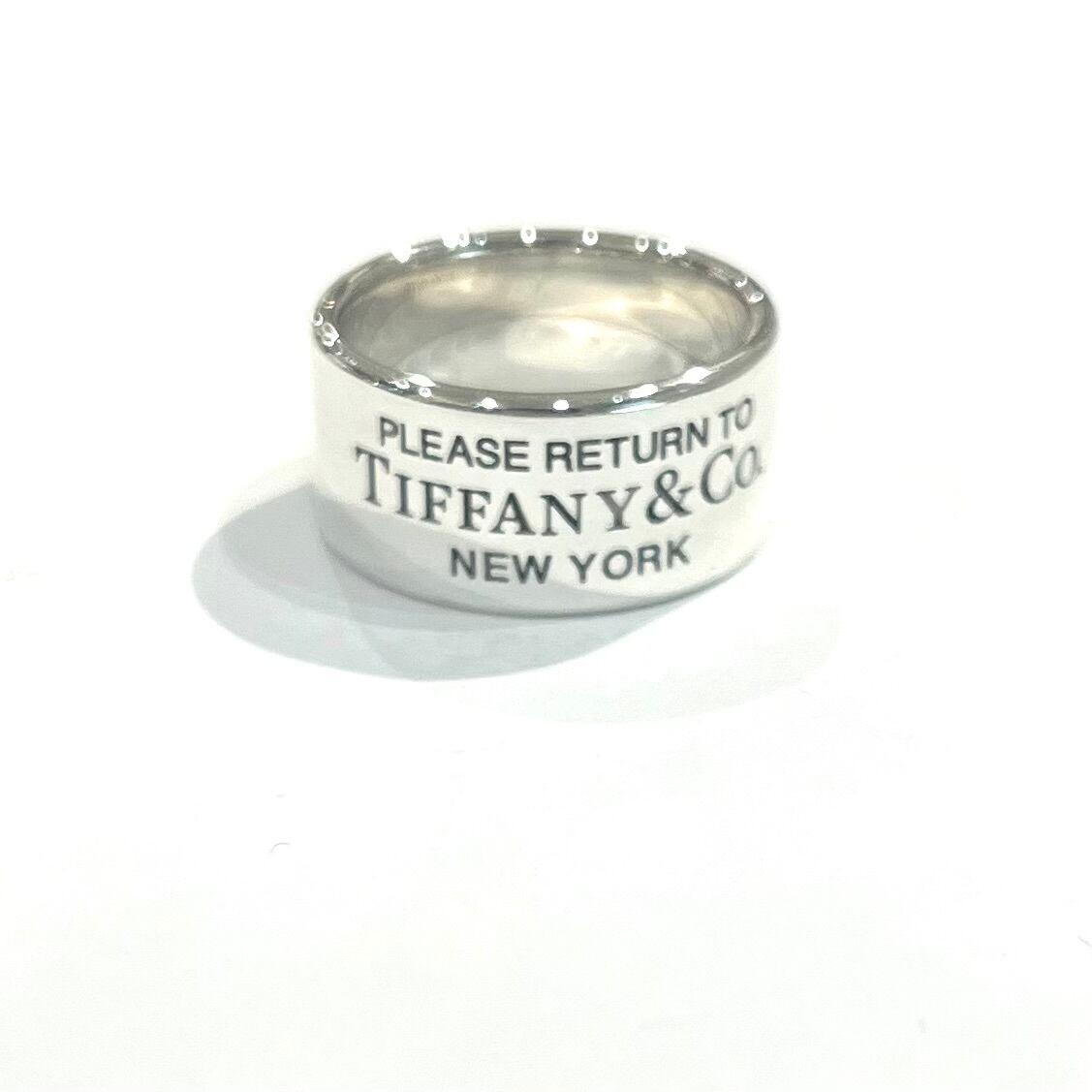 ティファニー　シルバーリング　14号 TIFFANY&CO.】【14号】2282 ティファニーワイドリターン トゥ