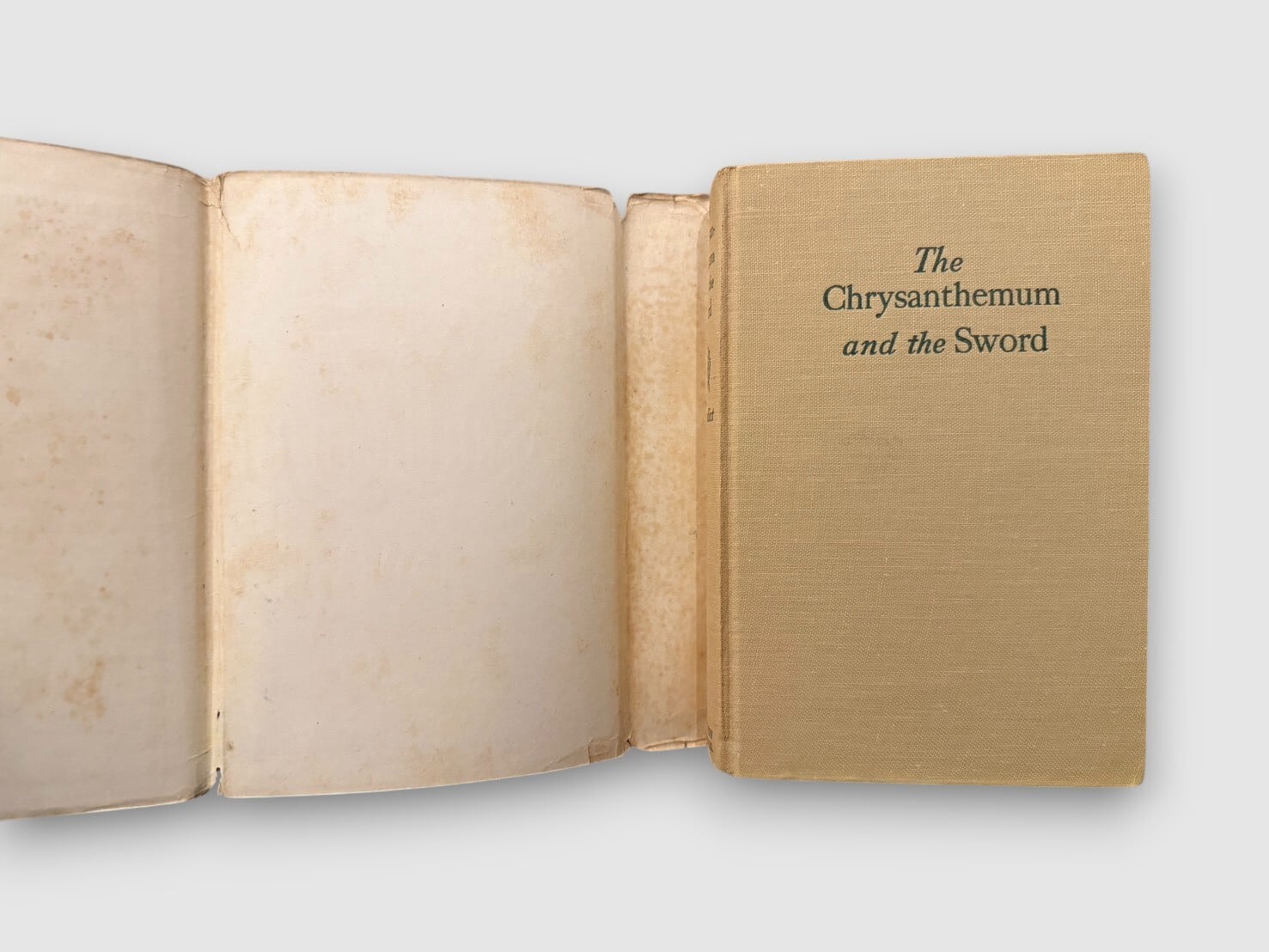 RL178】【FIRST EDITION】The Chrysanthemum and the Sword: Patterns
