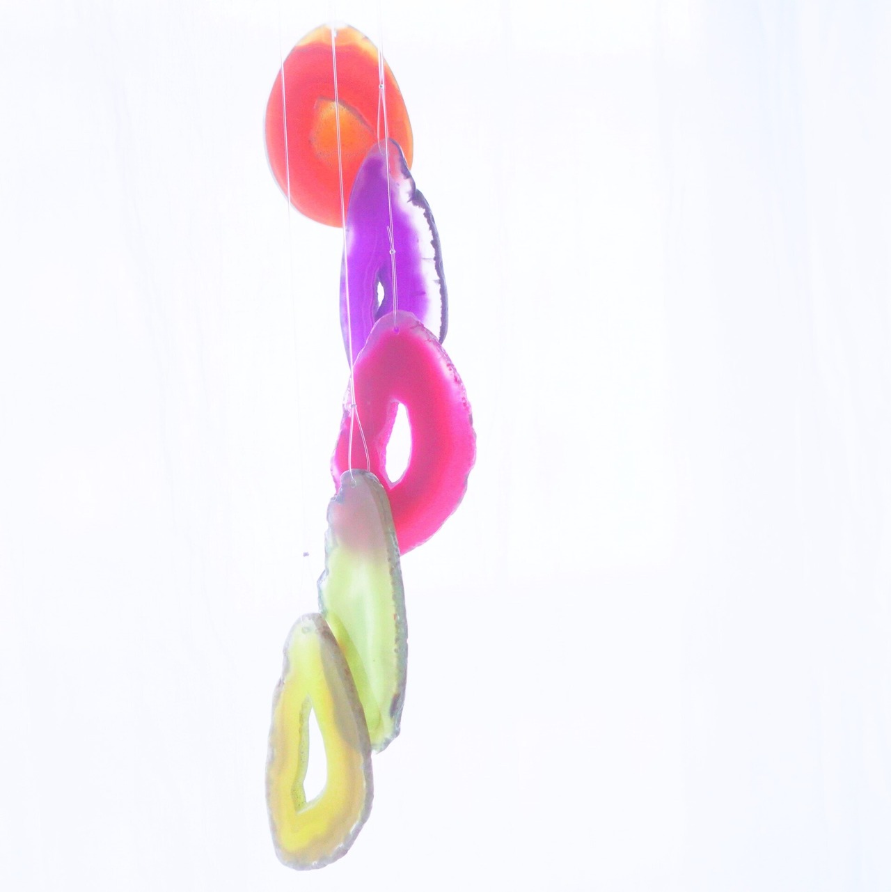 SHUKUSAI - アゲートヒーリングチャイム / Agate Sun Catcher Wind Chime 551