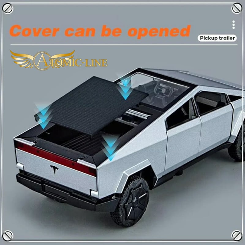 テスラ サイバートラック キャンピングトレーラー セット 1/32