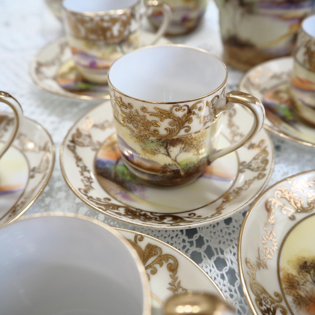 △ Noritake ゴールドミア ティーセット