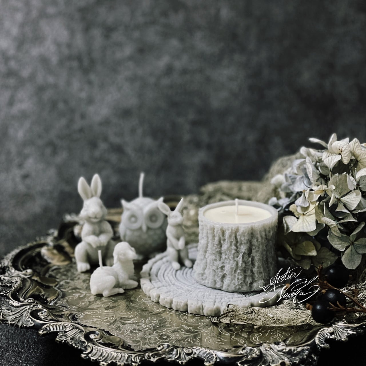 うさぎ(立体)e シリコンモールド | シリコンモールド・クレイクラフト