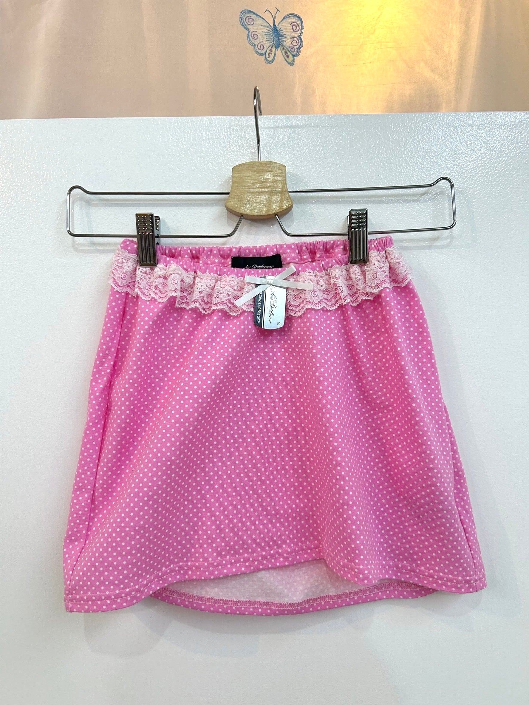 Ans Dotsloevner mini skirt w/tag / pink dot