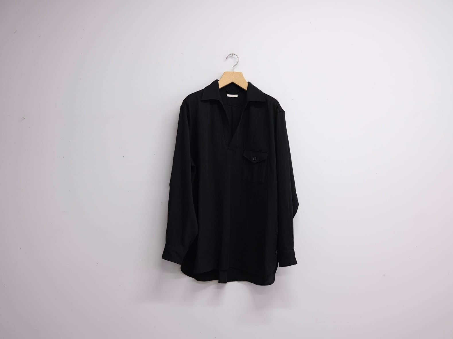 ULTERIOR” TA/L MESH SKIPPER SHIRT BLACK” | Lapel online store