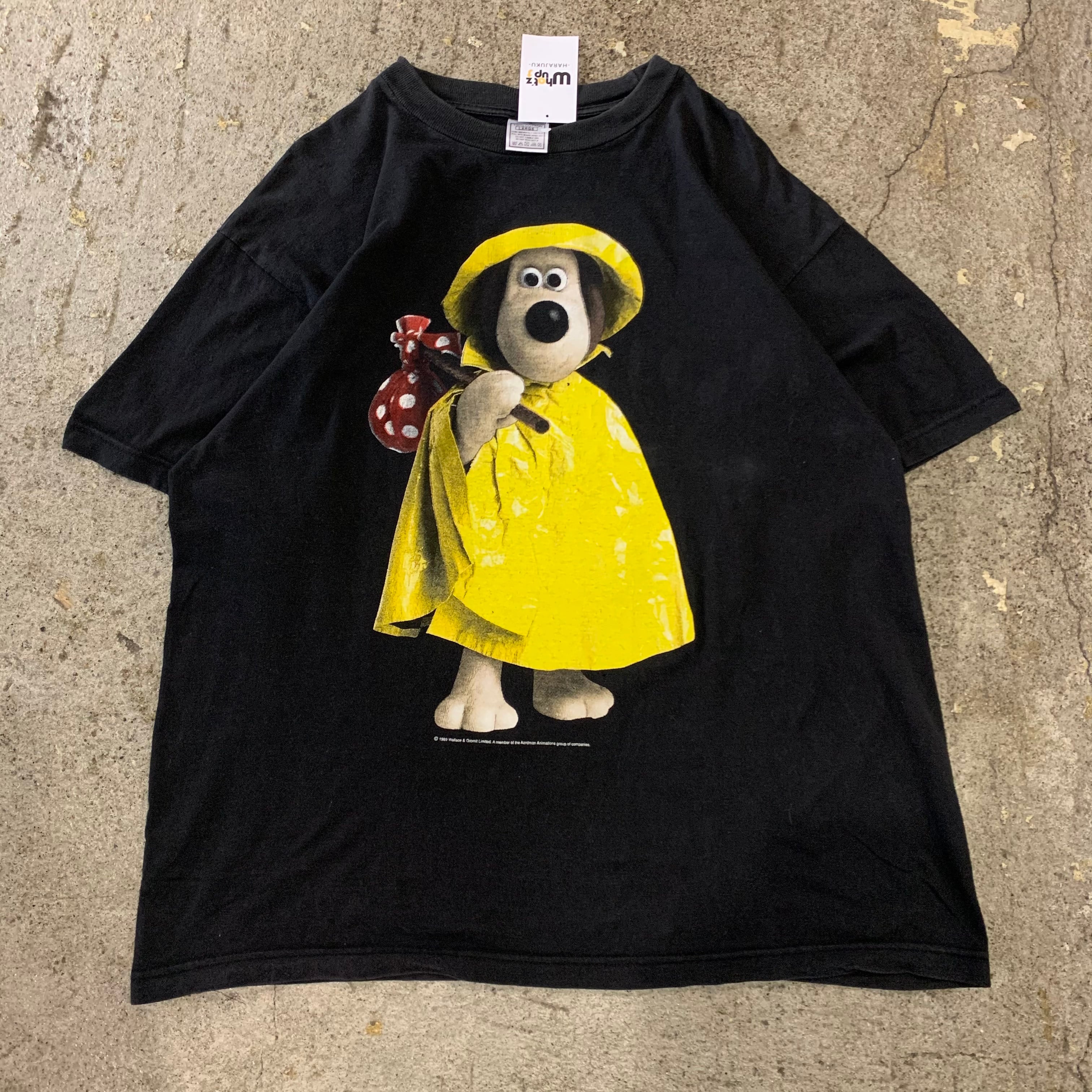 希少 90s Wallace and Gromit プロモ Tシャツ