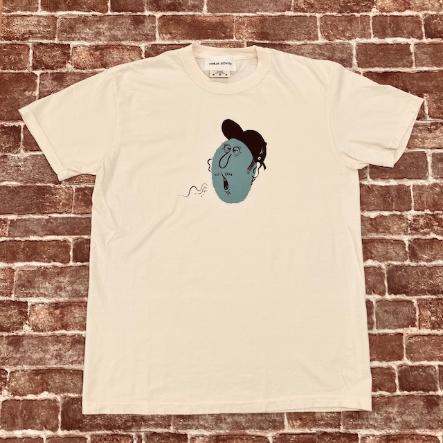 【HOMEJOE ARTWORK 】Sleepy Ivory color Tee