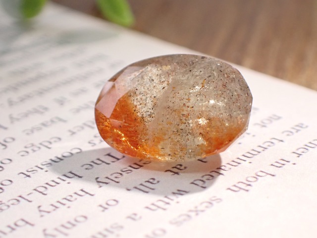 オレンジサンストーン　7.01ct　 [C13‐43]