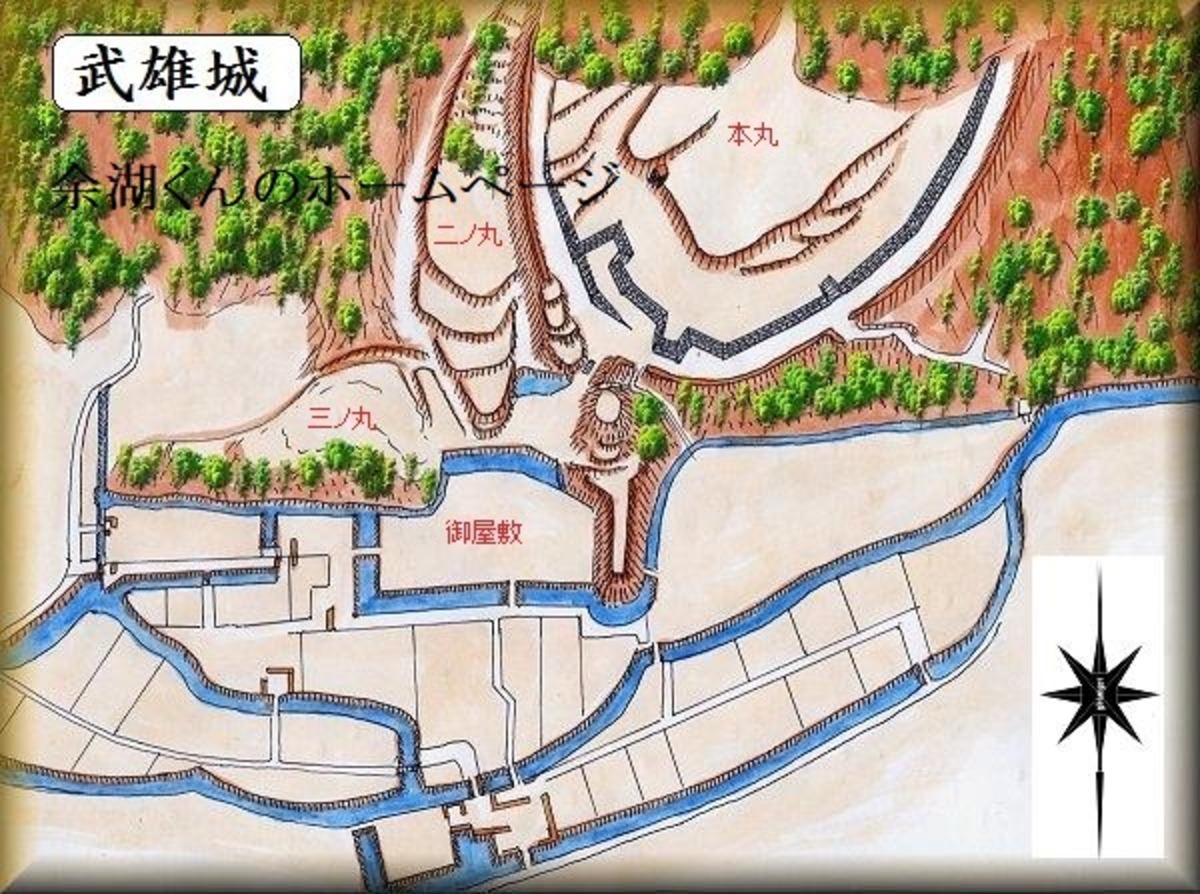 ★完成品 武雄城（塚崎城・武雄市）ケース付き 佐賀の城 お城 模型 ジオラマ プラモデル お城のジオラマ鍬匠甲冑屋base 