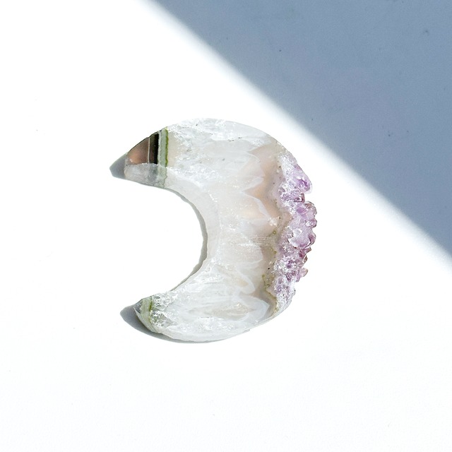 アゲート×アメジスト 月84◇ Agate ×  Amethyst ◇天然石・鉱物・パワーストーン・インテリア