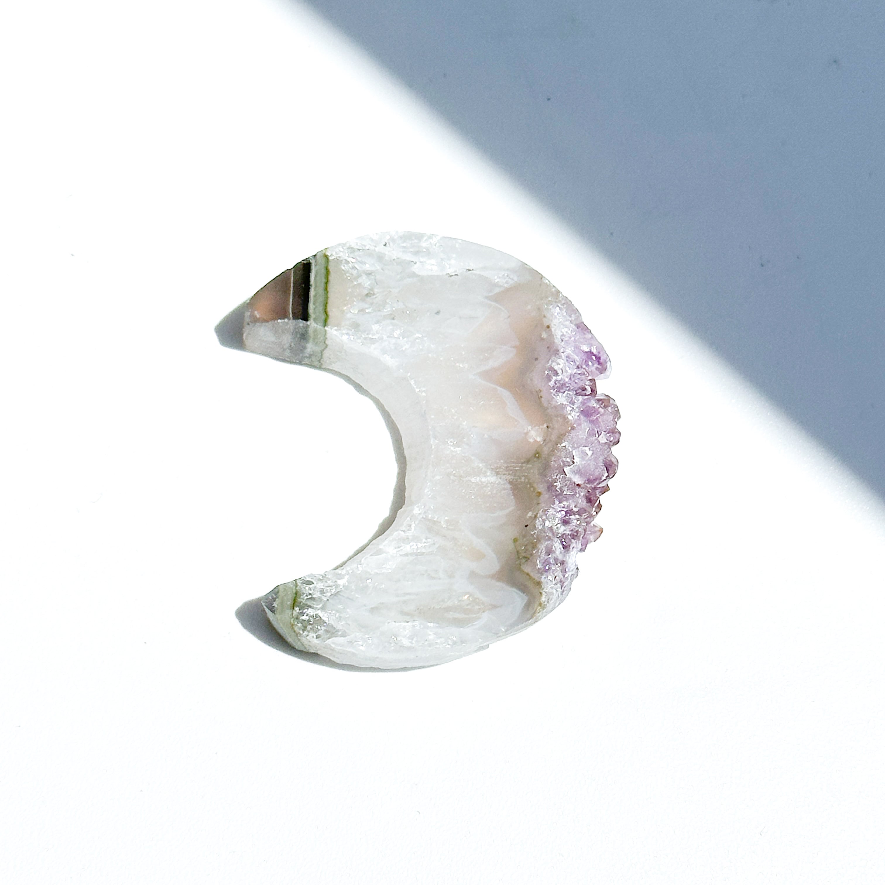 アゲート×アメジスト 月84◇ Agate × Amethyst ◇天然石・鉱物・パワーストーン・インテリア