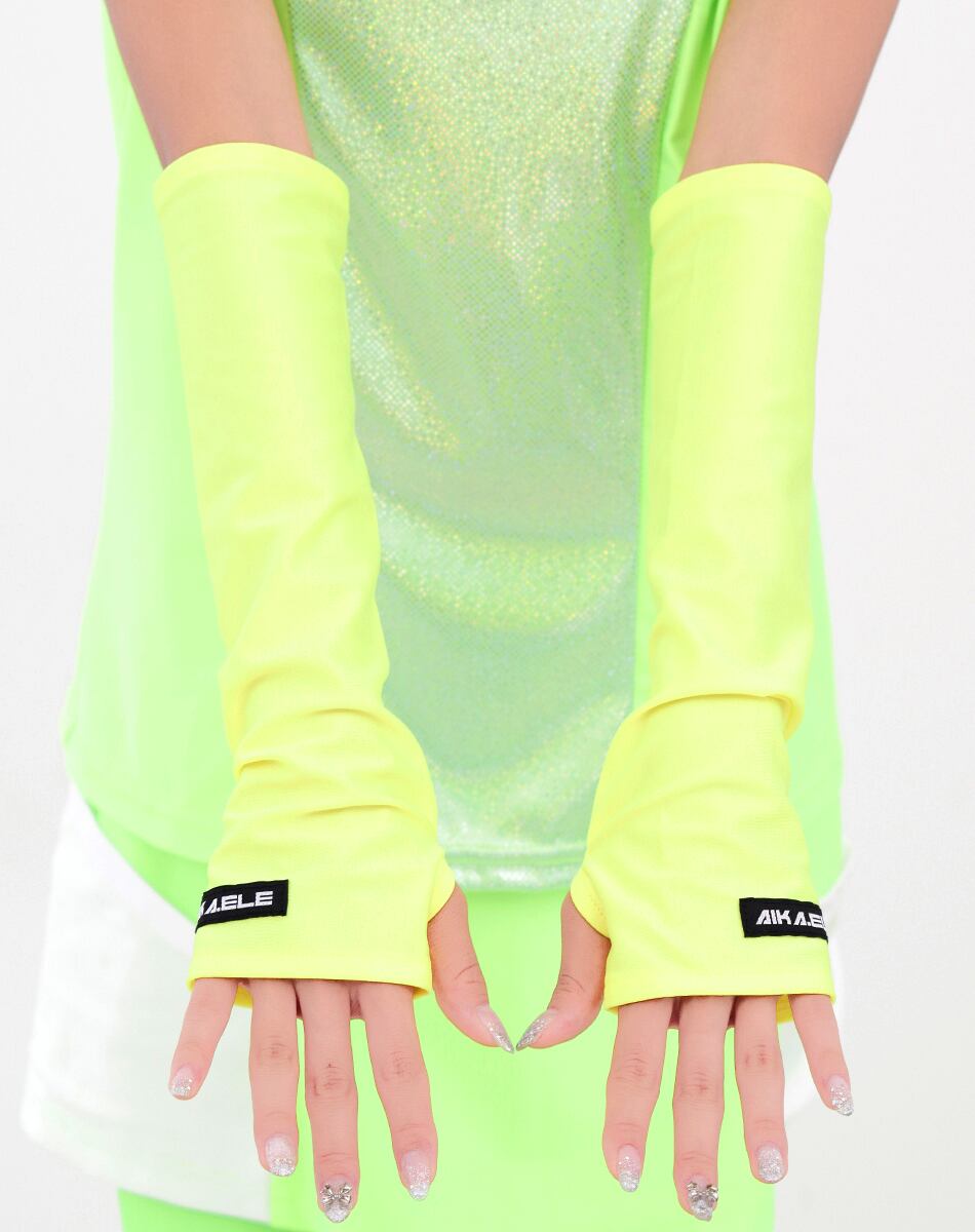 Short Arm warmers【YELLOW】 /AIKA ELECTRONICS