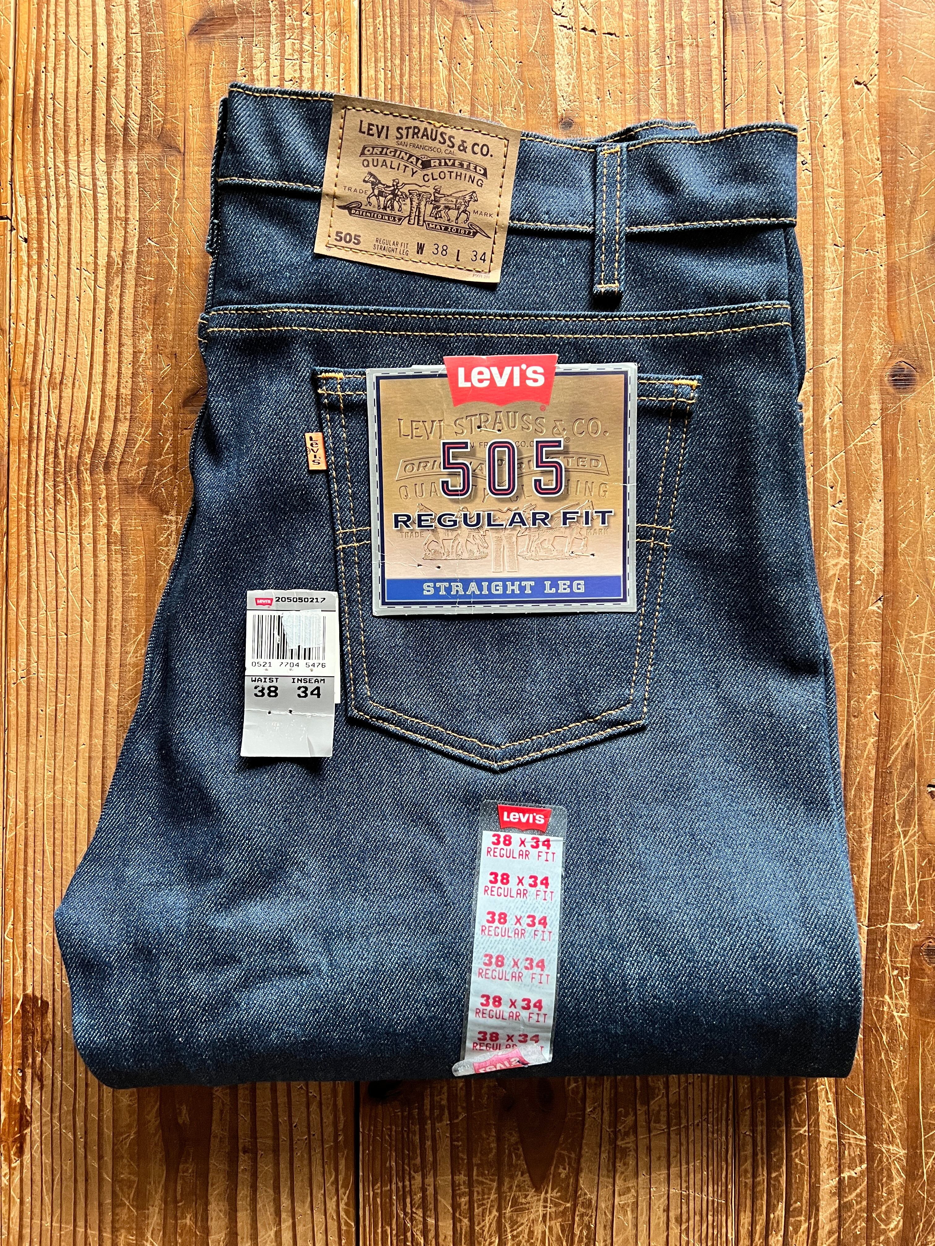 90's Levi's 505 オレンジタブ デニムパンツ DEADSTOCK 表記 (38×34) USA製