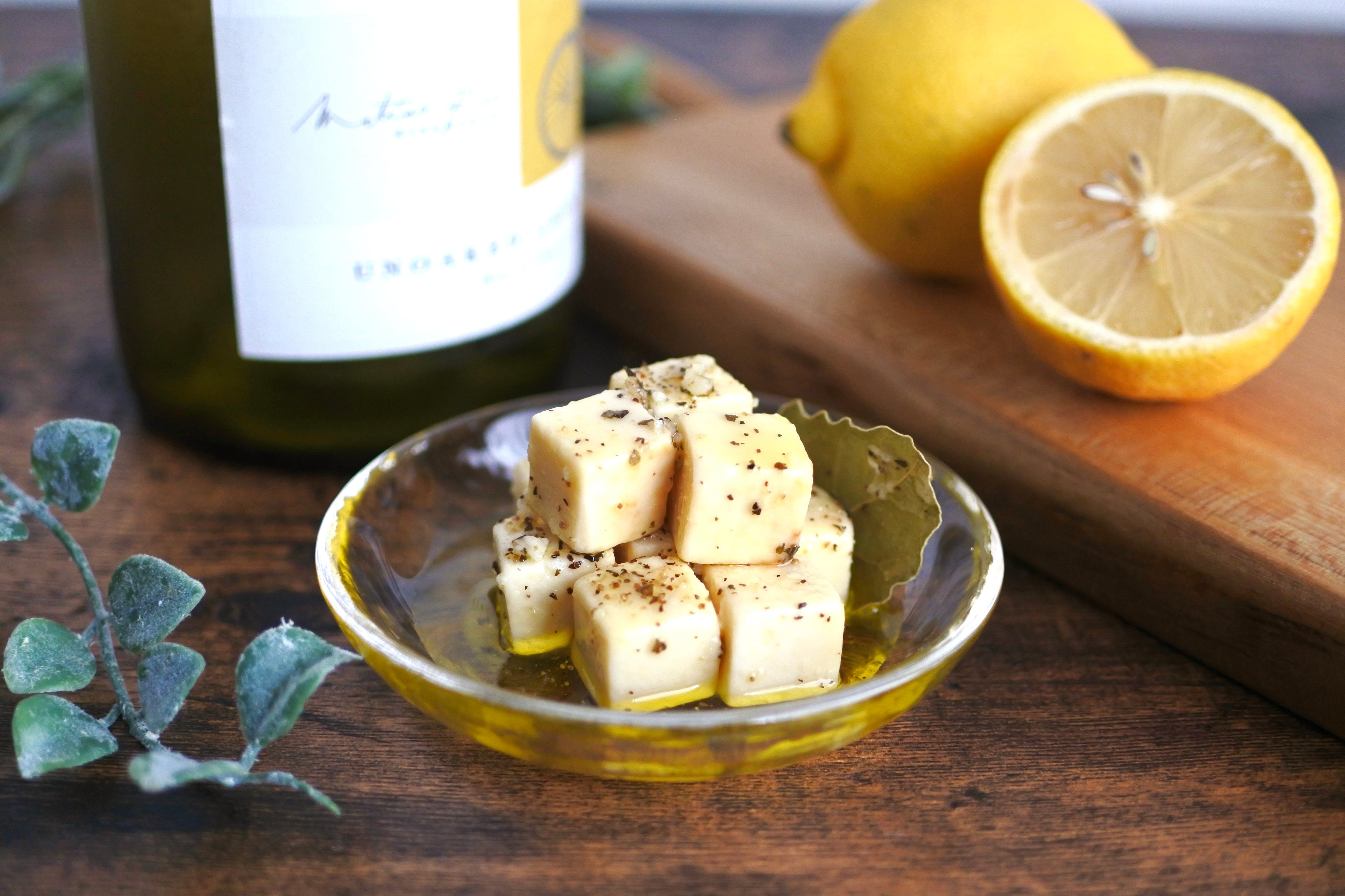 オリジナルギフト箱入：【醸（かもし）セット】チーズのオイル漬2種