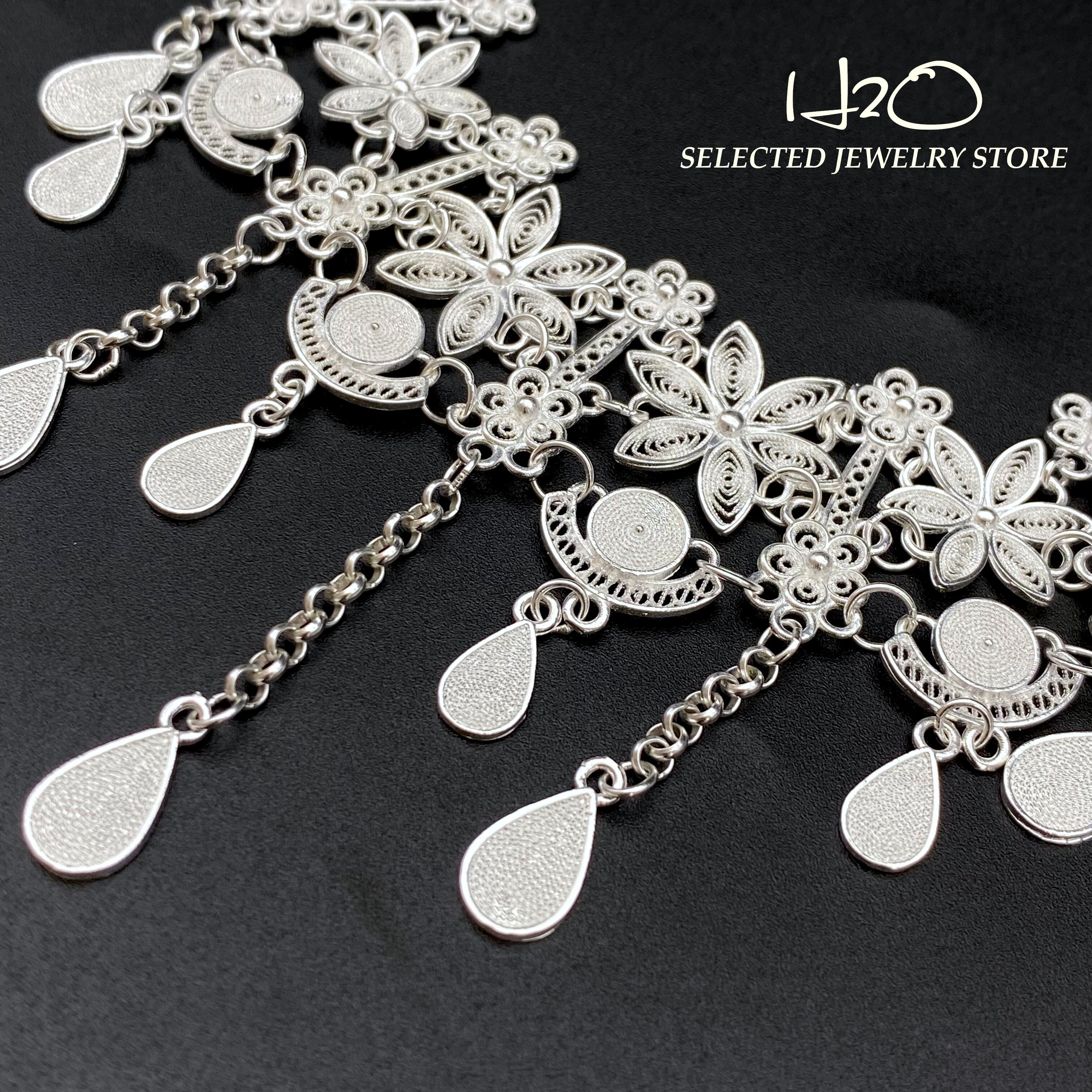 100% S925 Silver 少数民族(苗族) 手作りネックレス | Pay ID