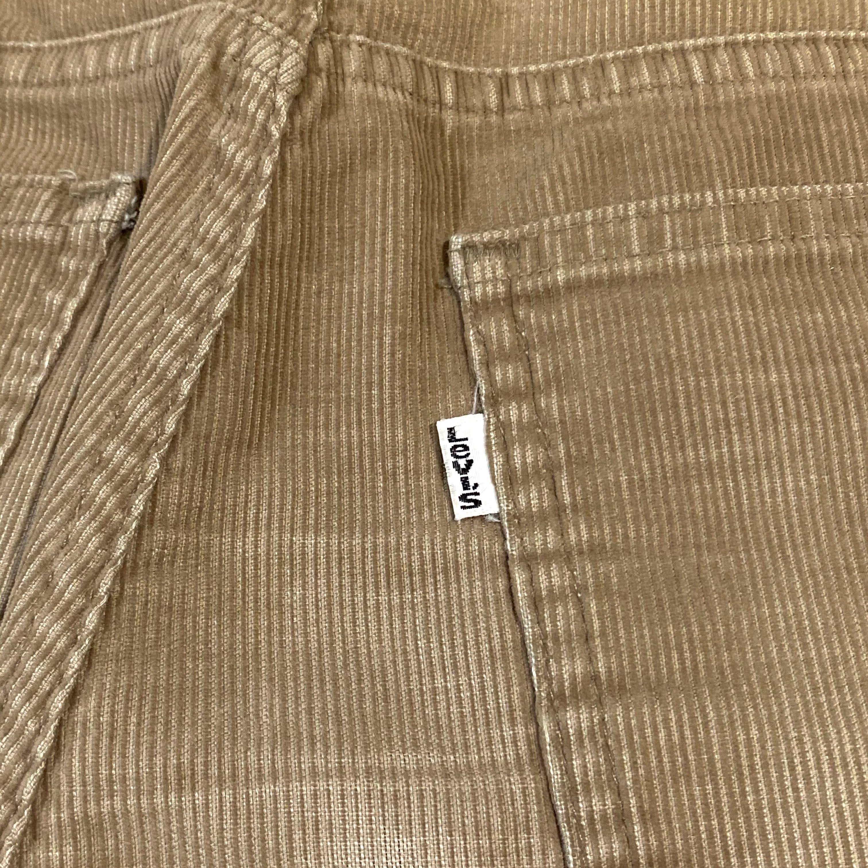 70年代 ビンテージ Levi's リーバイス 646 コーデュロイパンツ ...