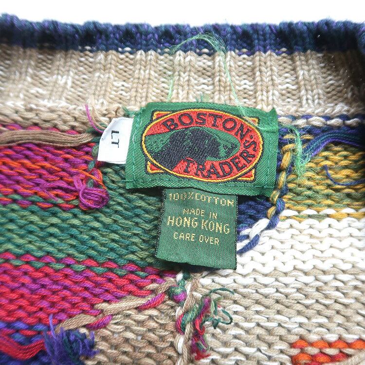 ビンテージ BOSTON TRADERS コットンニット セーター R-4376 【公式通販】