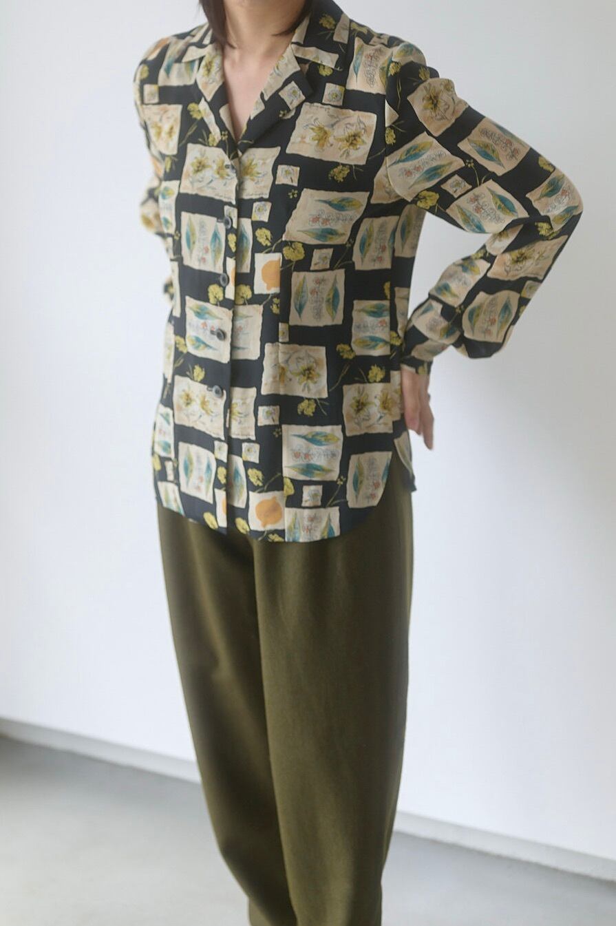 Botanical print blouse | QUARTER PAST FIVE