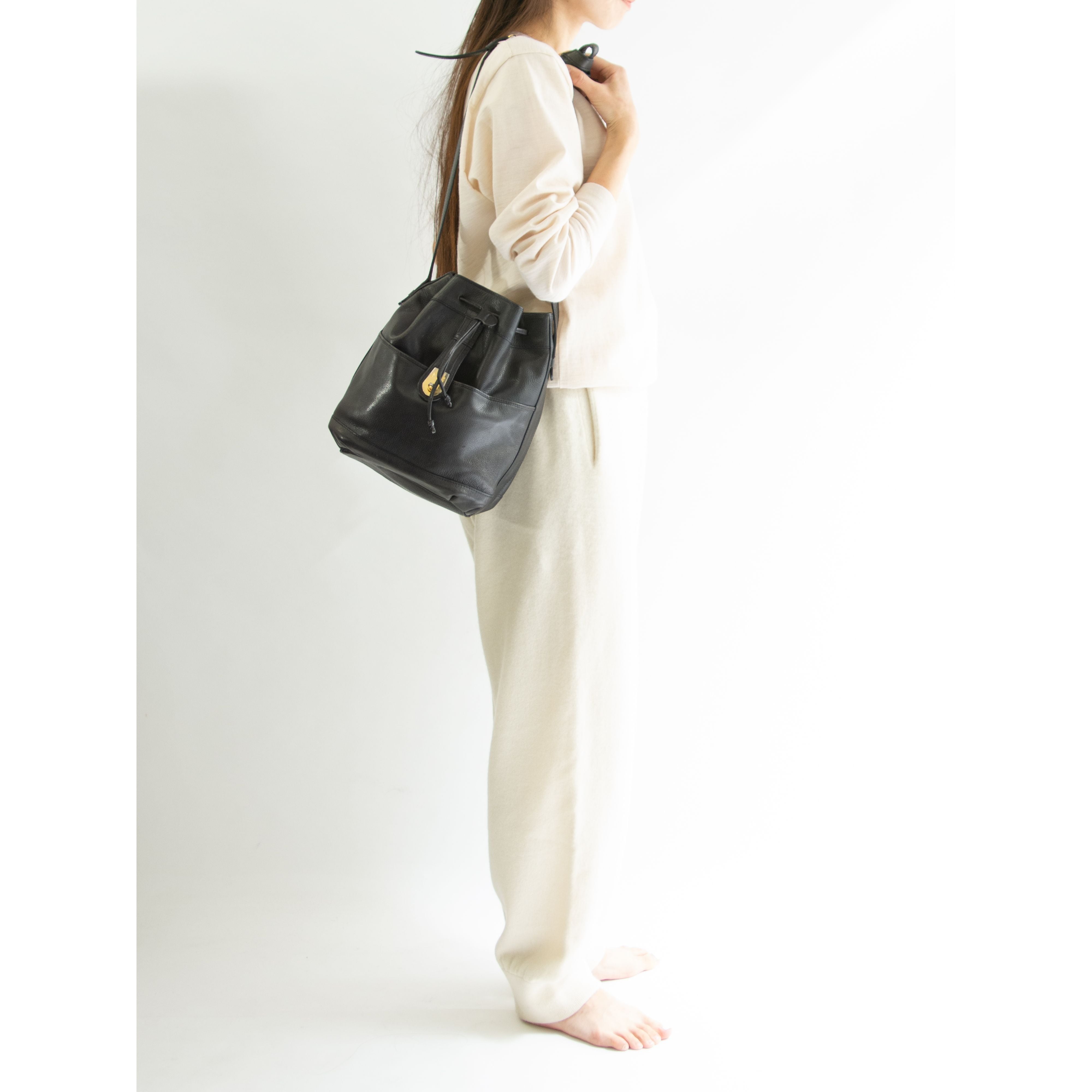 【LANCEL 1876】leather shoulder bag（ランセル レザーショルダーバッグ ）