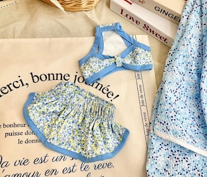【ZOOBICO】Flower Bikini (red/blue)