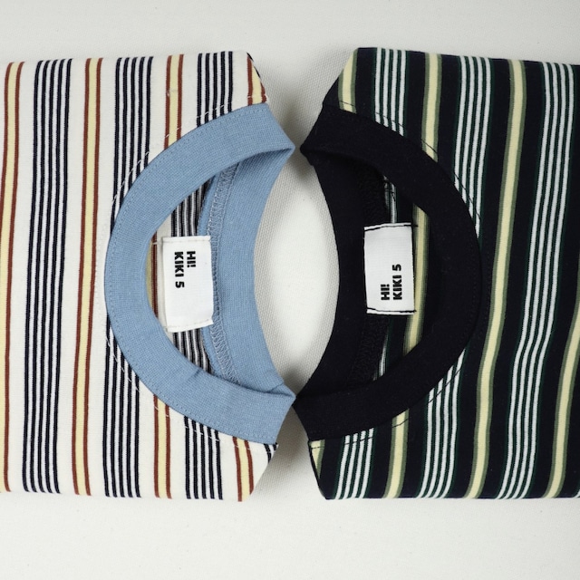 《送料無料》予約:ストライプT【HIKIKI】