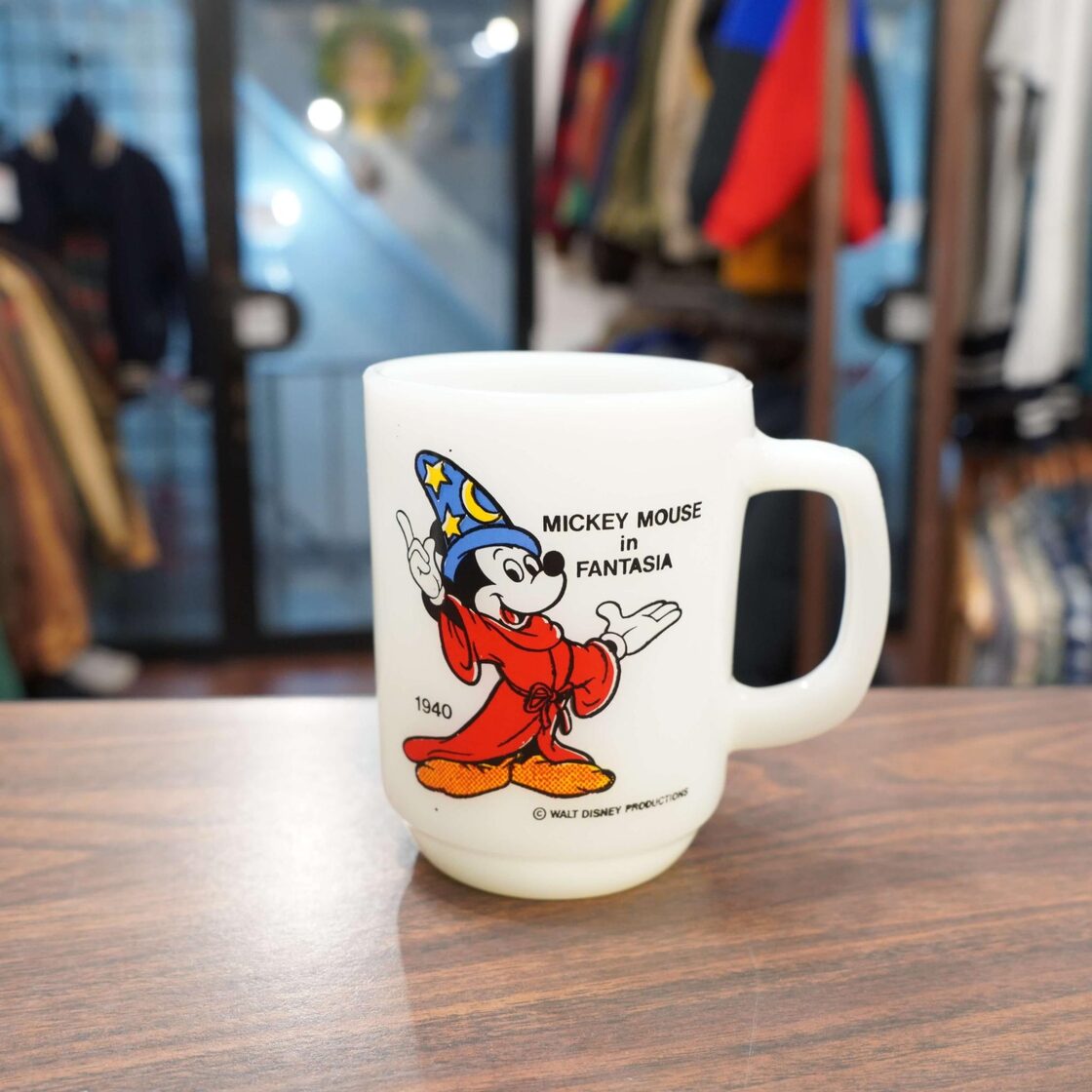 70s80s FIRE KING ファイヤーキング マグカップ ディズニー 