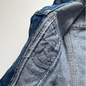 ＜VINTAGE＞Kids Wrangler Denim Jacket 3Ý相当 (2610JK02)｜キッズ ラングラー ヴィンテージ デニムジャケット