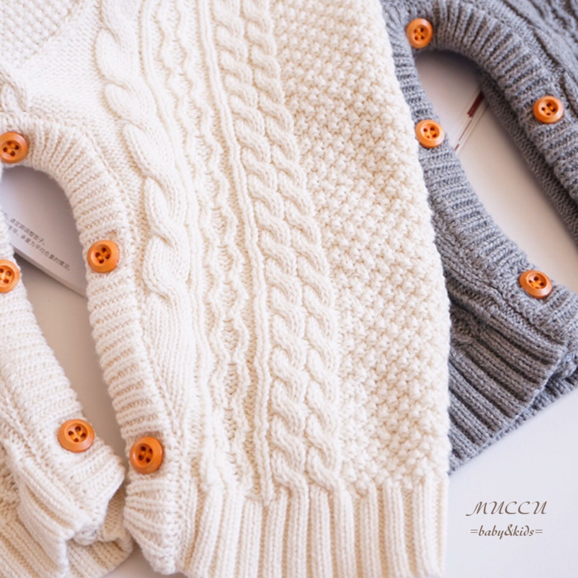 ＃CLAYEUX⭕️9ヶ月71cmニットロンパース