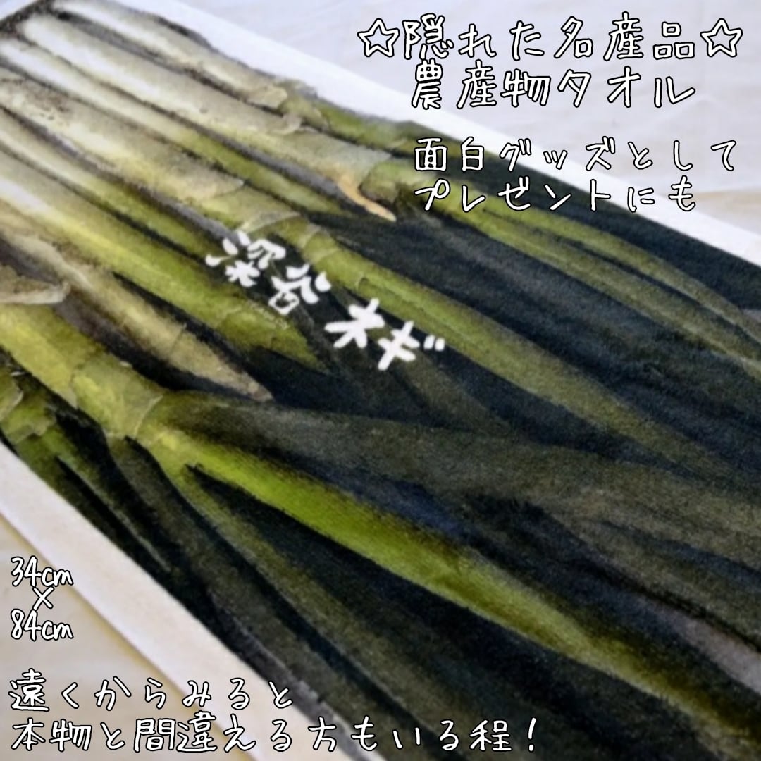 深谷市農産物タオル / 深谷ネギ | ふっかちゃんグッズ通販/深谷のふっ