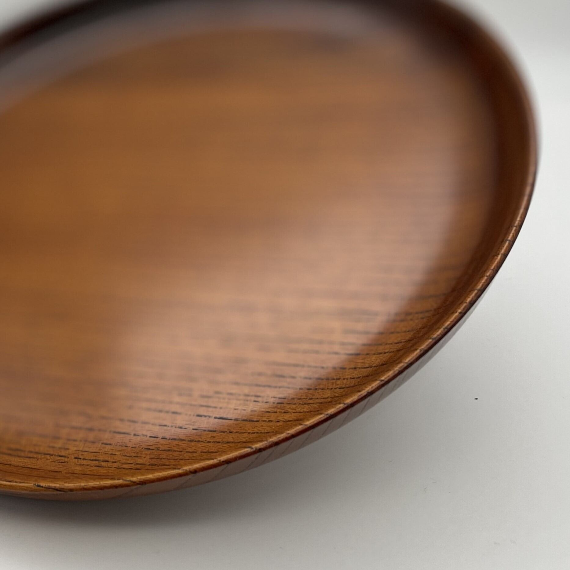 欅造干菓子盆 -Zelkova plate 02- | 木漆芸家 太田志保