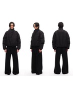 JCAESAR STUDIO Wool Asymmetric Pleated Trousers
